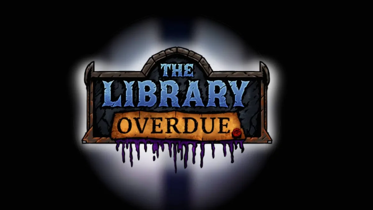 Suasana horor gotik di dalam slot The Library Overdue